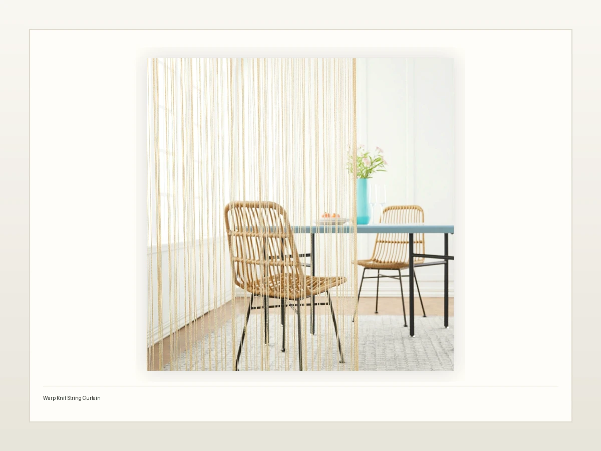 Warp Knit String Curtain