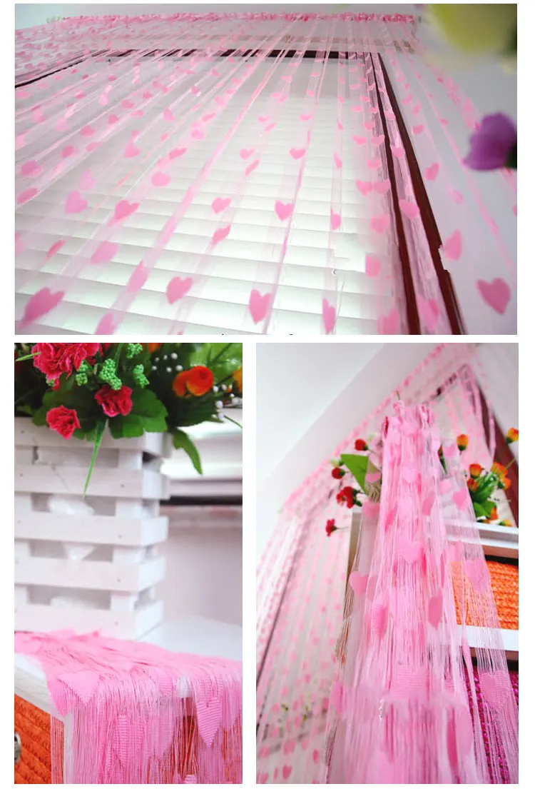 Heart String Curtain Style 02 construction and application details 1