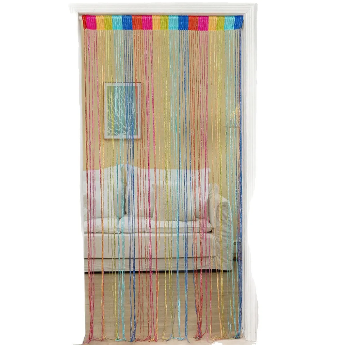 S-Shape Metallic Foil String Curtain main product images 4