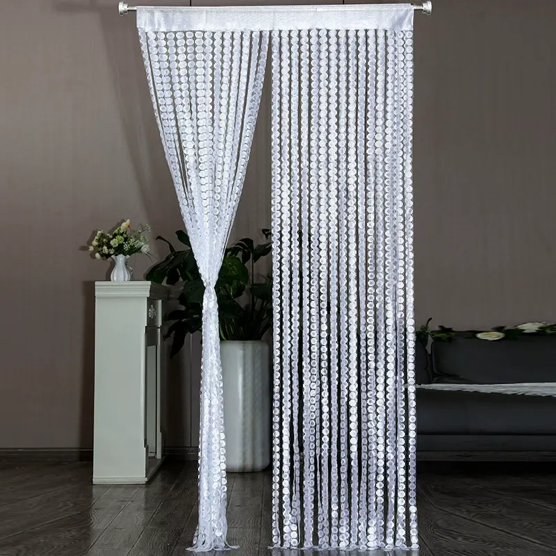 Pennywort Jacquard String Curtain main product images 2