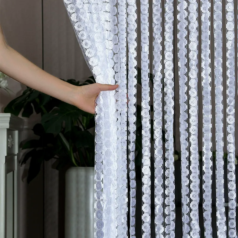Pennywort Jacquard String Curtain main product images 3