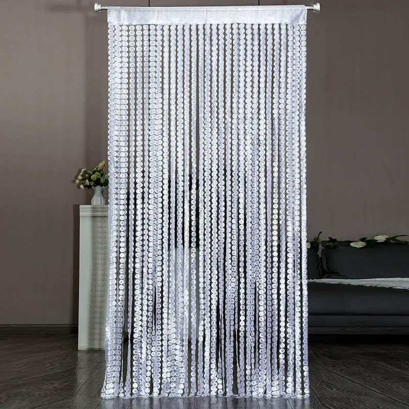 Pennywort Jacquard String Curtain main product images 4