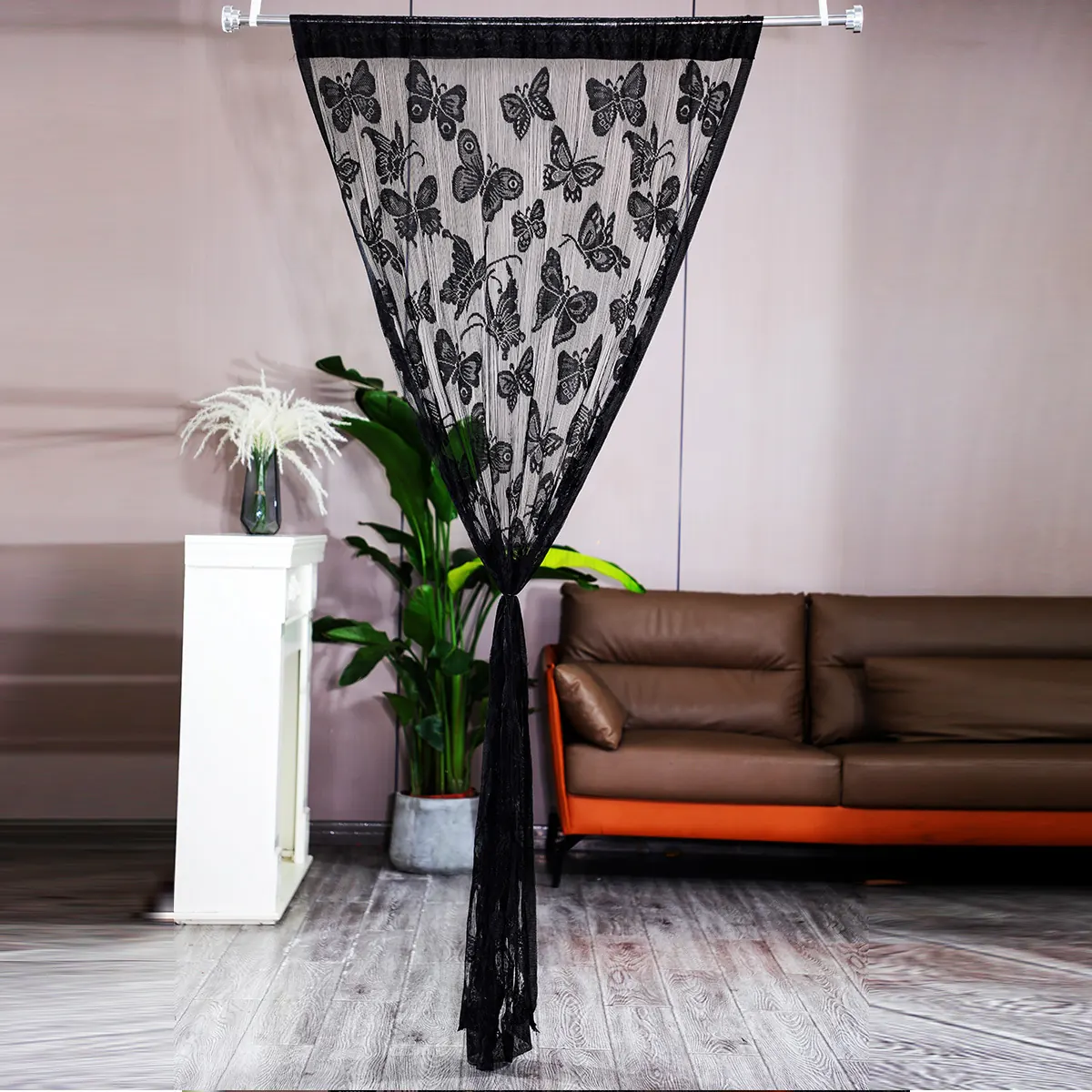 Butterfly Jacquard String Curtain Style 02 construction and application details 3