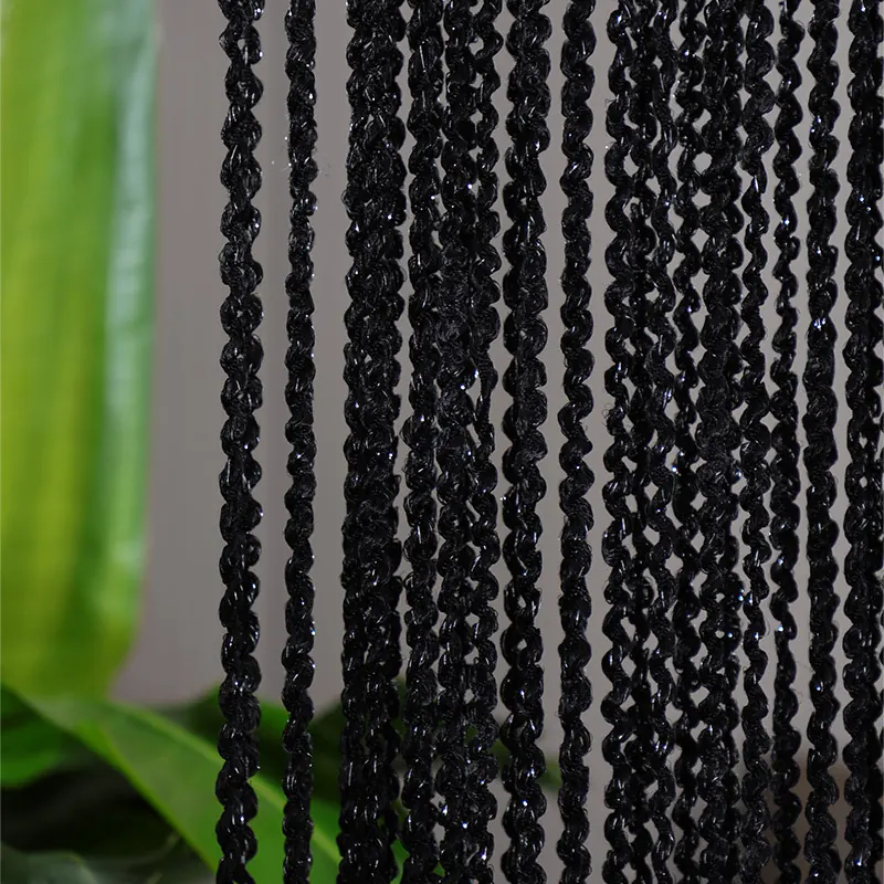 Spiral Textured String Curtain Style 01 construction and application details 2