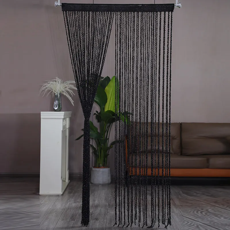 Spiral Textured String Curtain Style 01 construction and application details 4