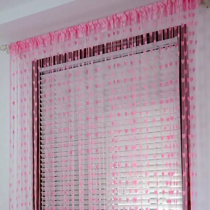 Heart String Curtain Style 04 main product images 2