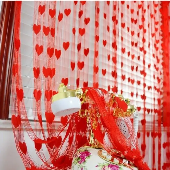 Heart String Curtain Style 05 main product images 3