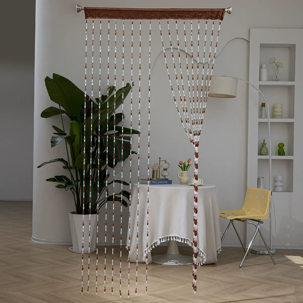 Twisted Plastic Beaded Curtain Style 01 main product images 3