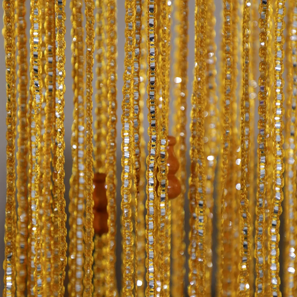 Wood Gourd Beaded Curtain main product images 4