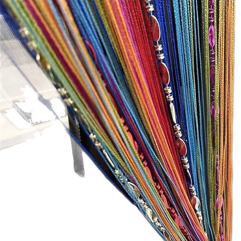Twisted Plastic Beaded Curtain Style 02 construction and application details 5