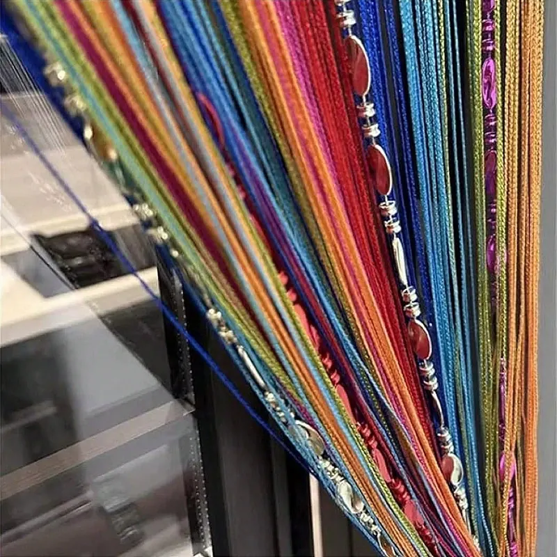 Twisted Plastic Beaded Curtain Style 02 main product images 2