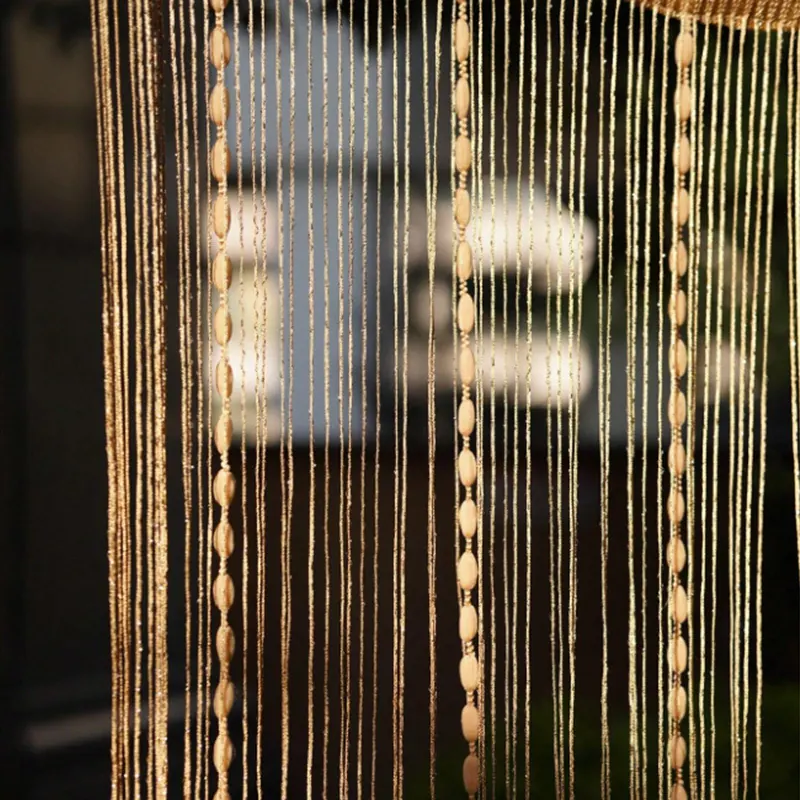 Bubble Metallic Foil String Curtain construction and application details 6