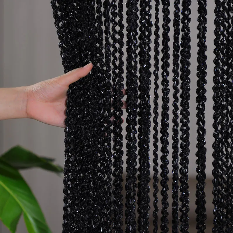 Spiral Textured String Curtain Style 03 construction and application details 6